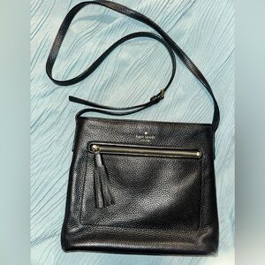 Kate Spade Black Leather Crossbody Bag